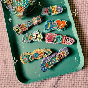 Glittery die cut sticker - Enhypen Version