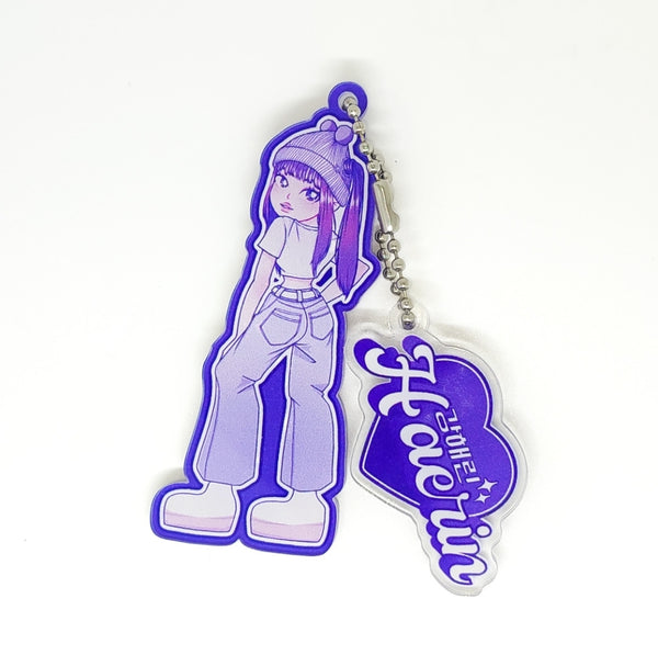 Linked Keychain Acrylic KPOP New Jeans OMG