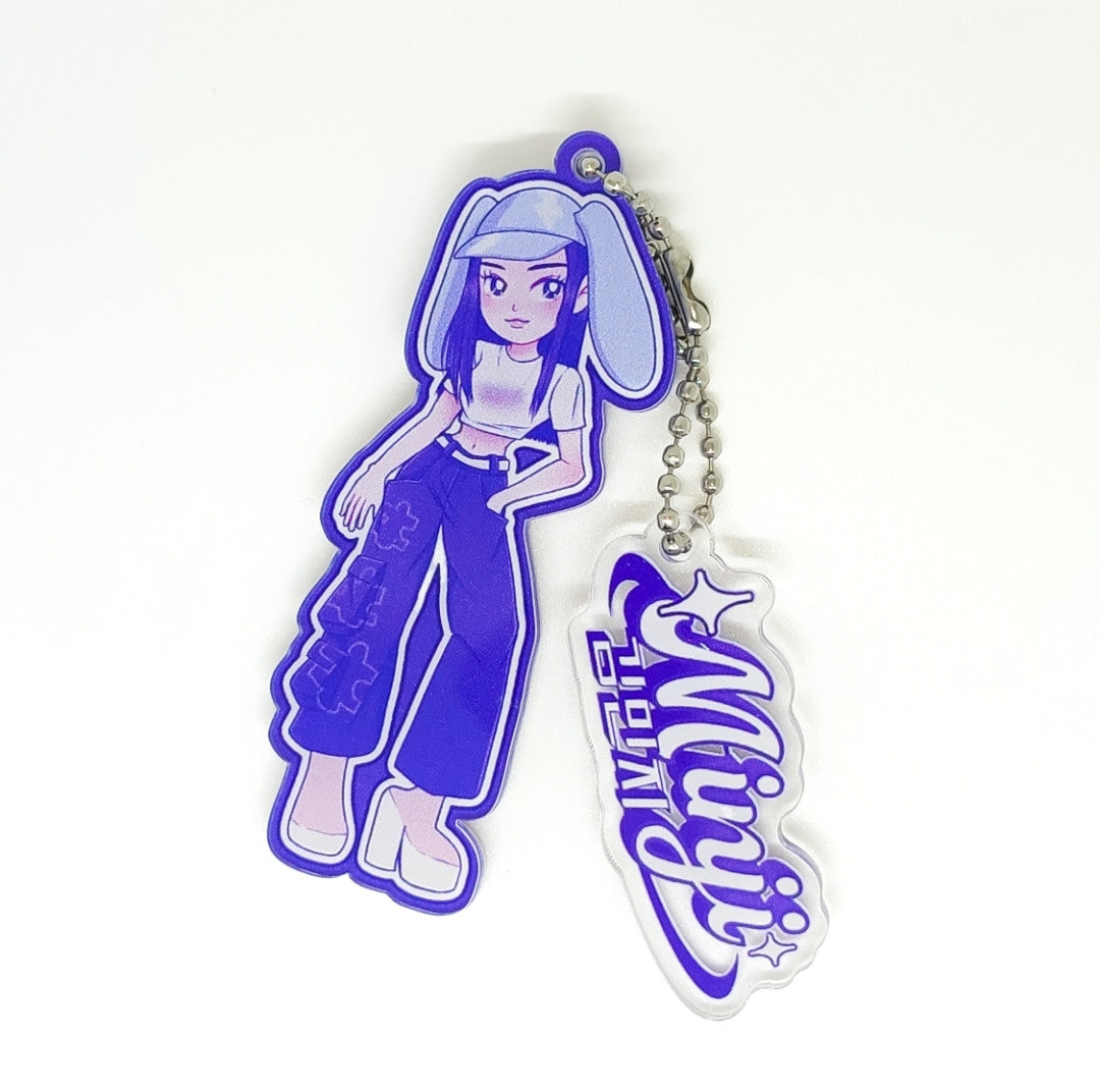 Linked Keychain Acrylic KPOP New Jeans OMG