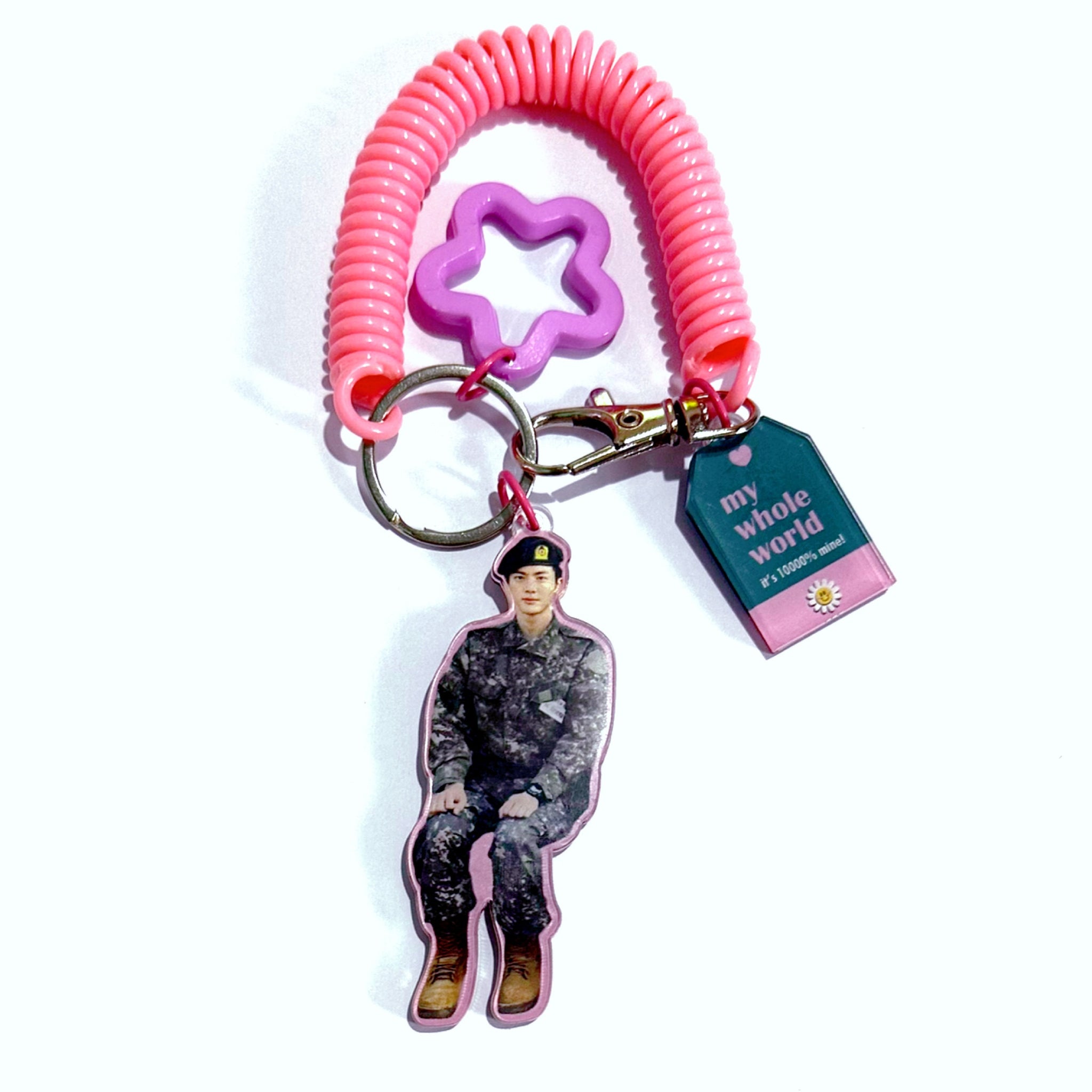 BTS Military Keychain