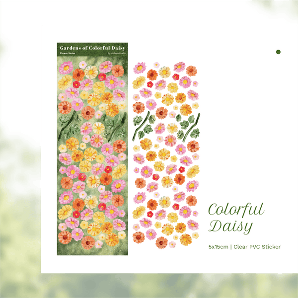 [Dailylouisbella] Velvet Garden of Blossoming Flower Deco Sticker