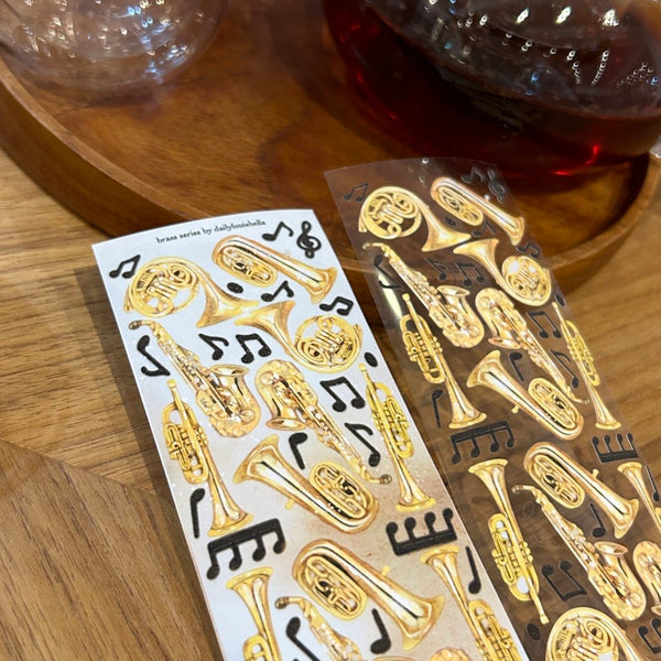 [Dailylousbella] Musical Instrument Deco Sticker
