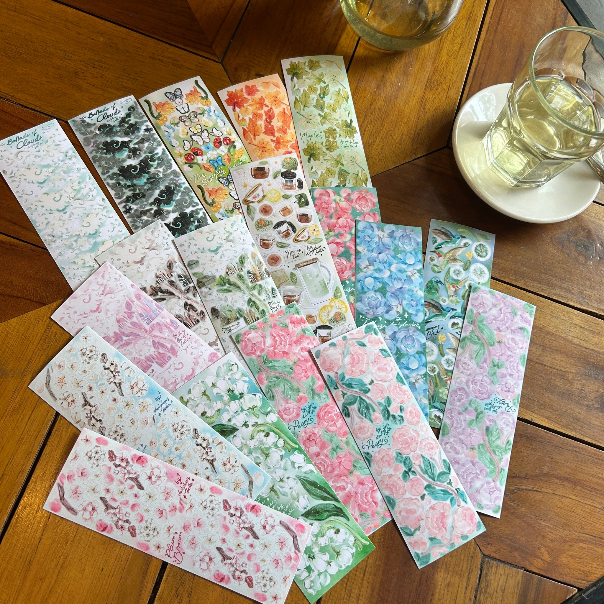 [Dailylouisbella] Velvet August Update Flower Series Deco Stickers