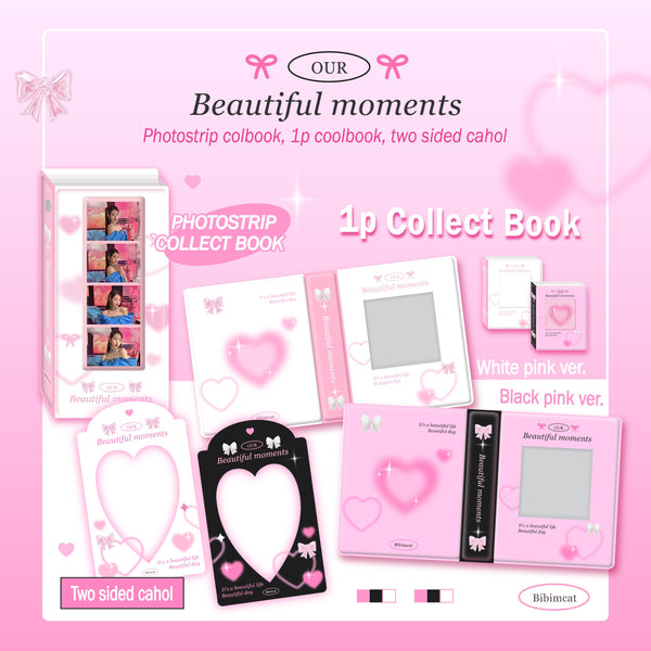Beautiful Moments Ribbon Photocard Holder - Collect Book PC - Photostrip Album