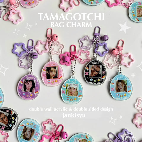Illit Tamagotchi Keychain Bag Charm
