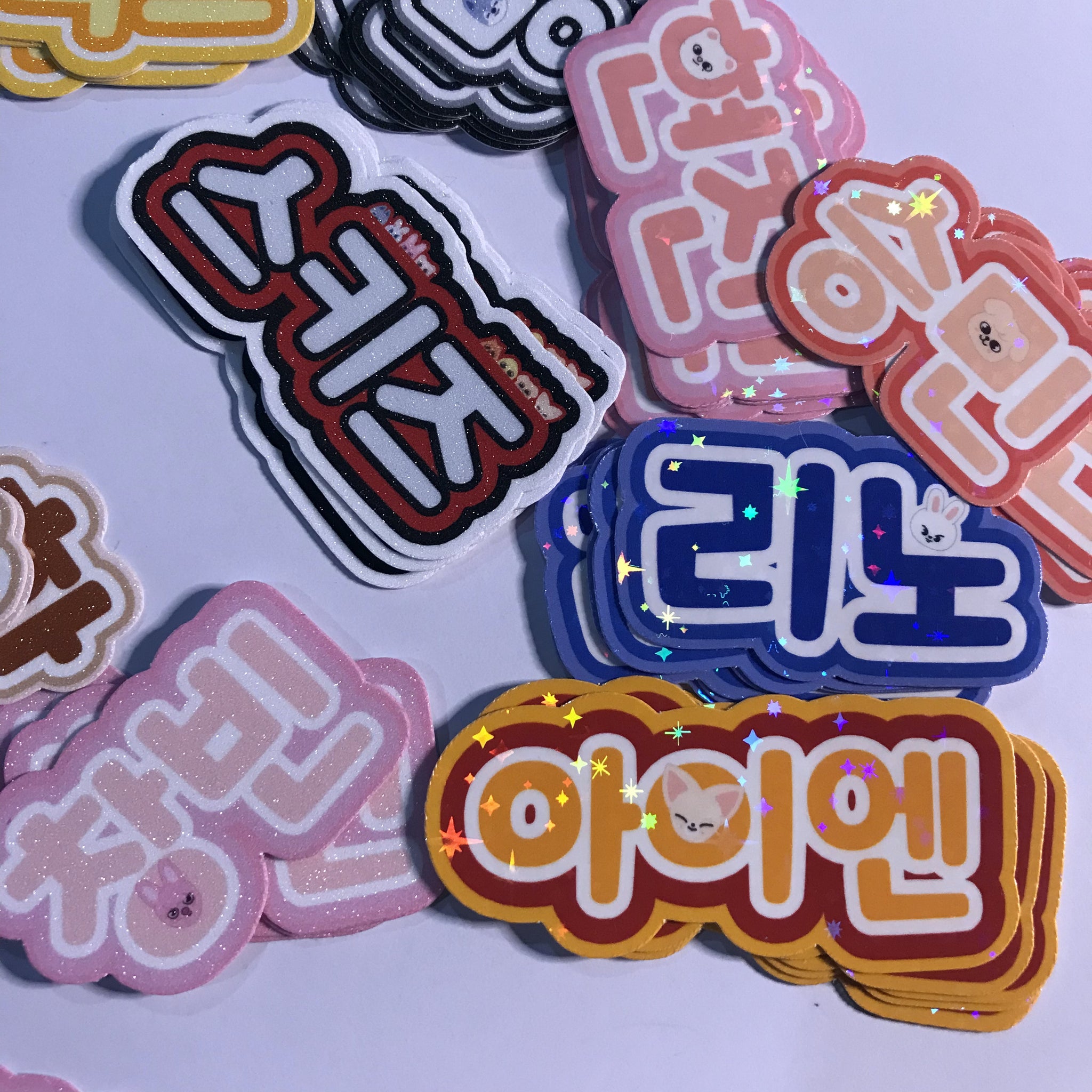 Stray Kids Hangul Name Sticker Set