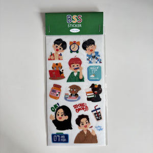 VARIOUS KINDS OF SMALL STICKERS OF SULKYTIGER