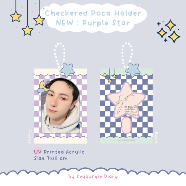 Checkered Photocard Holder