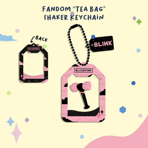 Fandom "tea bag" Shaker Keychain