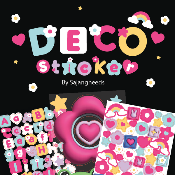 SAJANGNEEDS DECO STICKER
