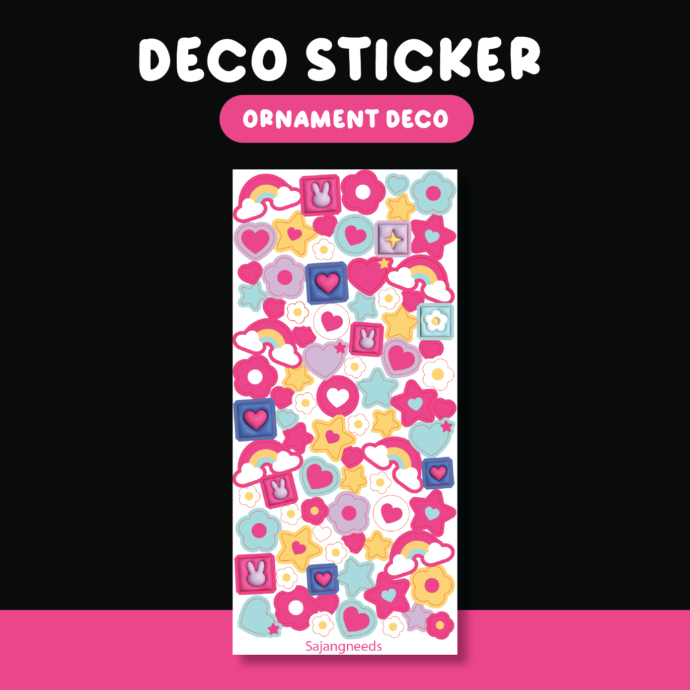 SAJANGNEEDS DECO STICKER