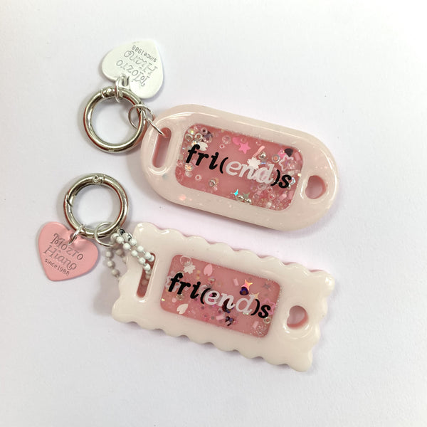 V Friends Shaker Keychain