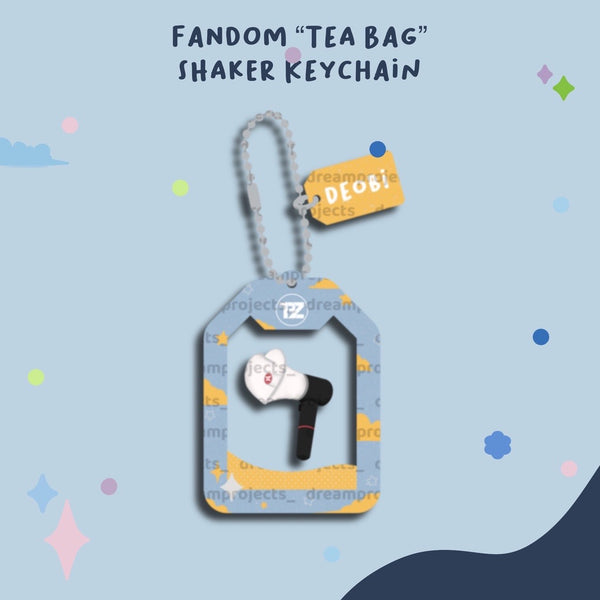 Fandom "tea bag" Shaker Keychain