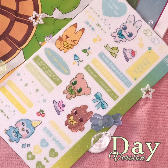 TXT Transparent Sticker by Hallyusinasi