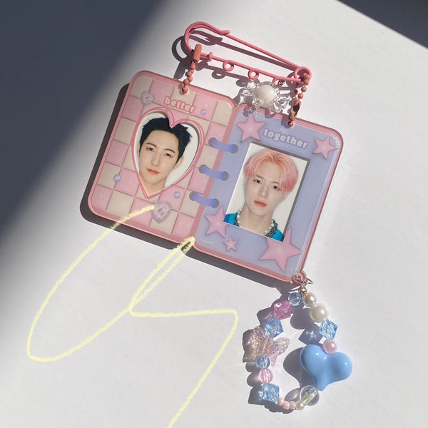 Double ID Photo Acrylic Holder