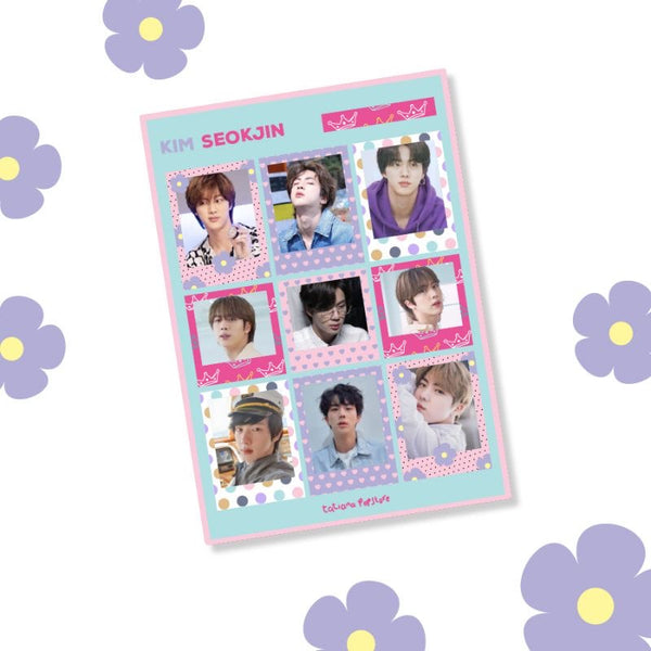 BTS in Polaroid Sticker Sheets