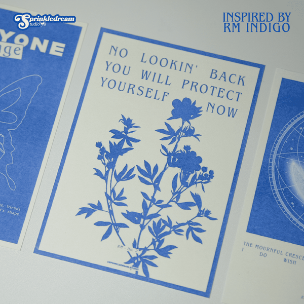 [FAN ART] Art Print - RM Indigo by Sprinkledream Studio