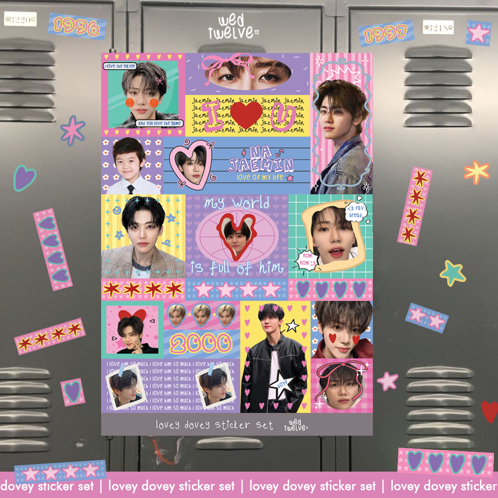 Lovey Dovey Sticker Set - NCT Dream