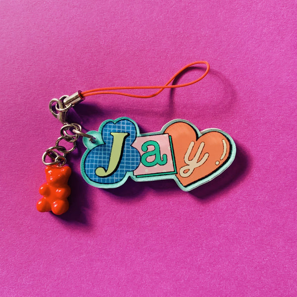 Enhypen Phone Strap with Gummy bear Charm