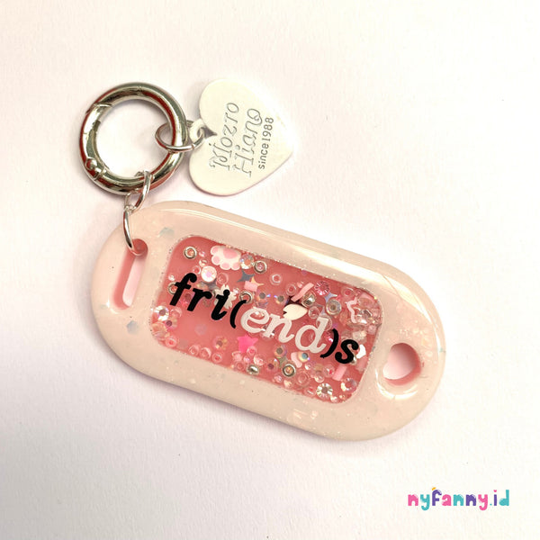 V Friends Shaker Keychain