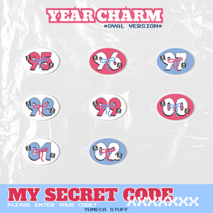 YEAR Secret Code Phone Charm