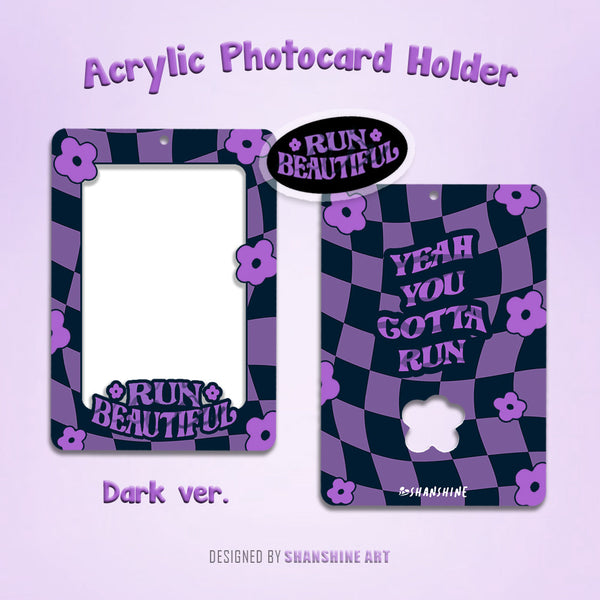 Run Beautiful Photocard Holder