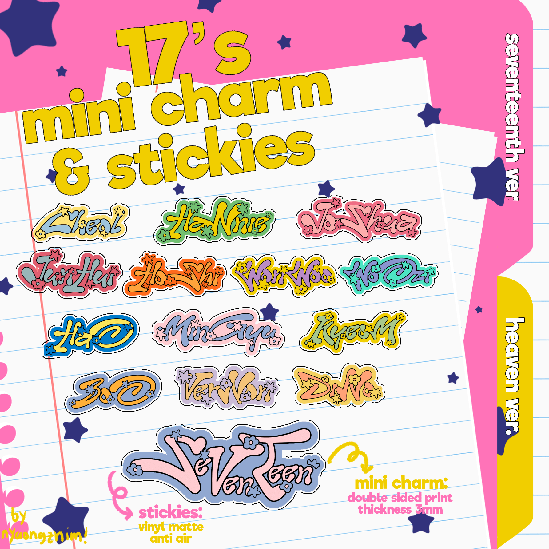 17’s Seventeenth Heaven Stickies