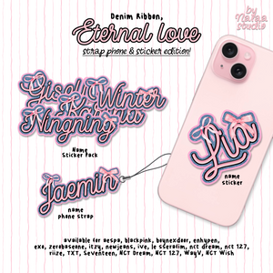 Denim Ribbon: Hologram Sticker ZeroBaseOne