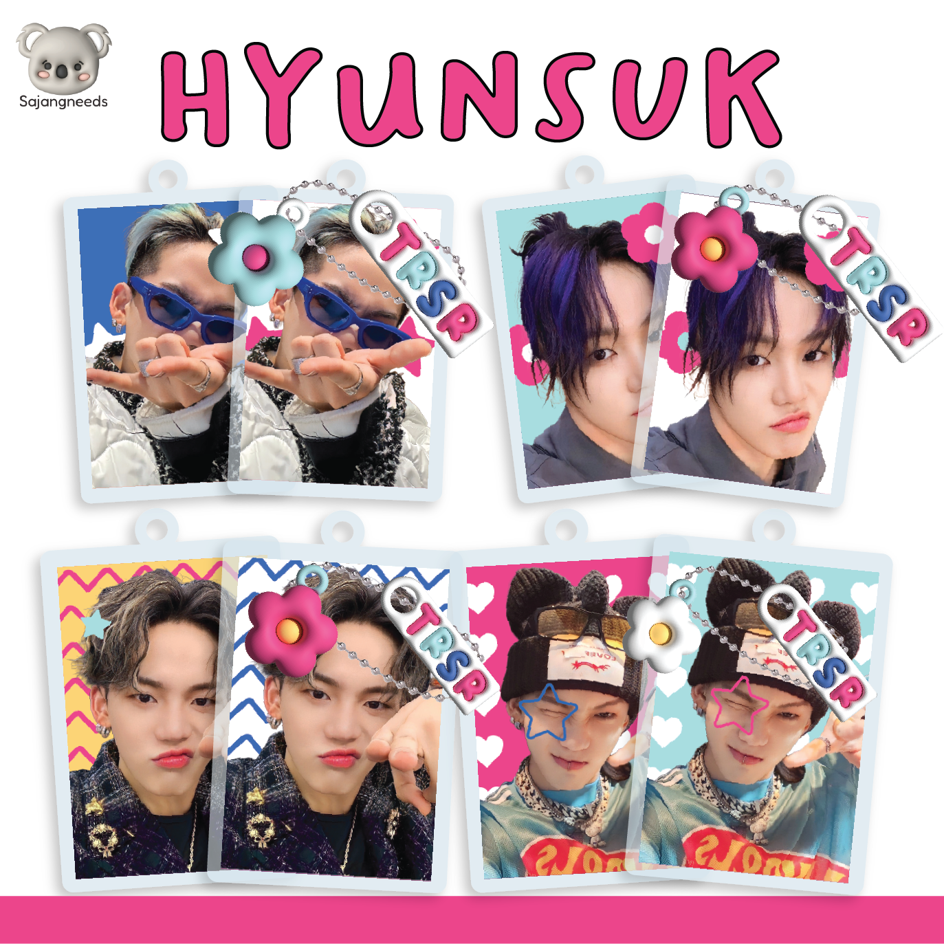 TREASURE MEMBER KEYCHAIN (Candy Seriues) By Sajangneeds