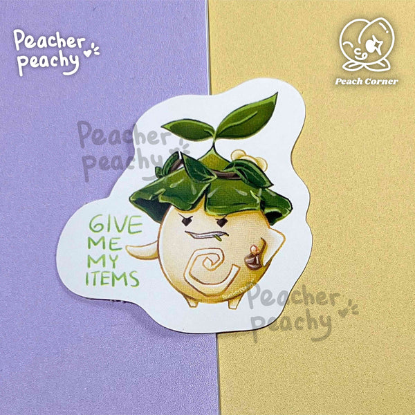 Genshin Impact Aranara Gang Fanmerch Stickers | Peacherpeachy | Aranara, Aranakula, Arapratap