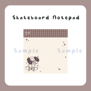 Skateboard Notepad