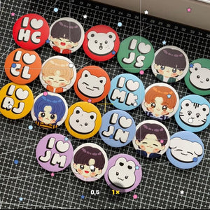 Rainbow Dream Button Pin Set