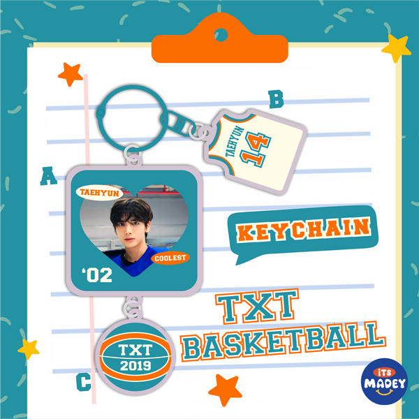 TXT BASKETBALL KEYCHAIN