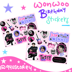 WONWOO STICKERS SHEET