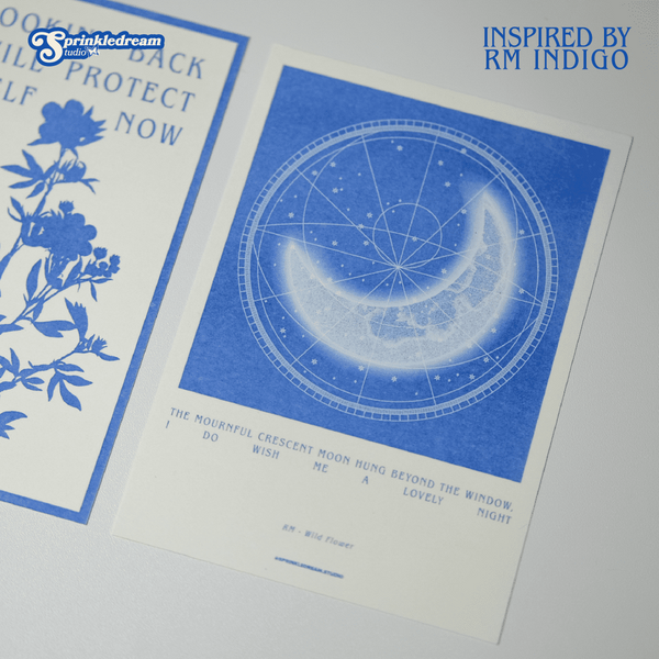 [FAN ART] Art Print - RM Indigo by Sprinkledream Studio