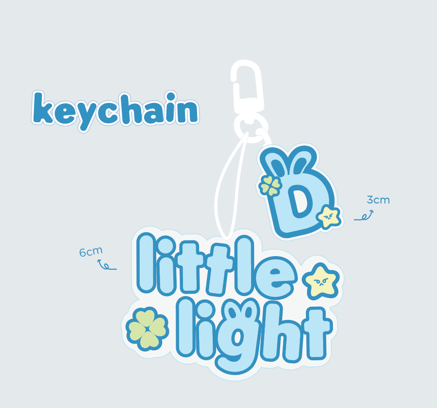 Doyoung Little Light Keychain