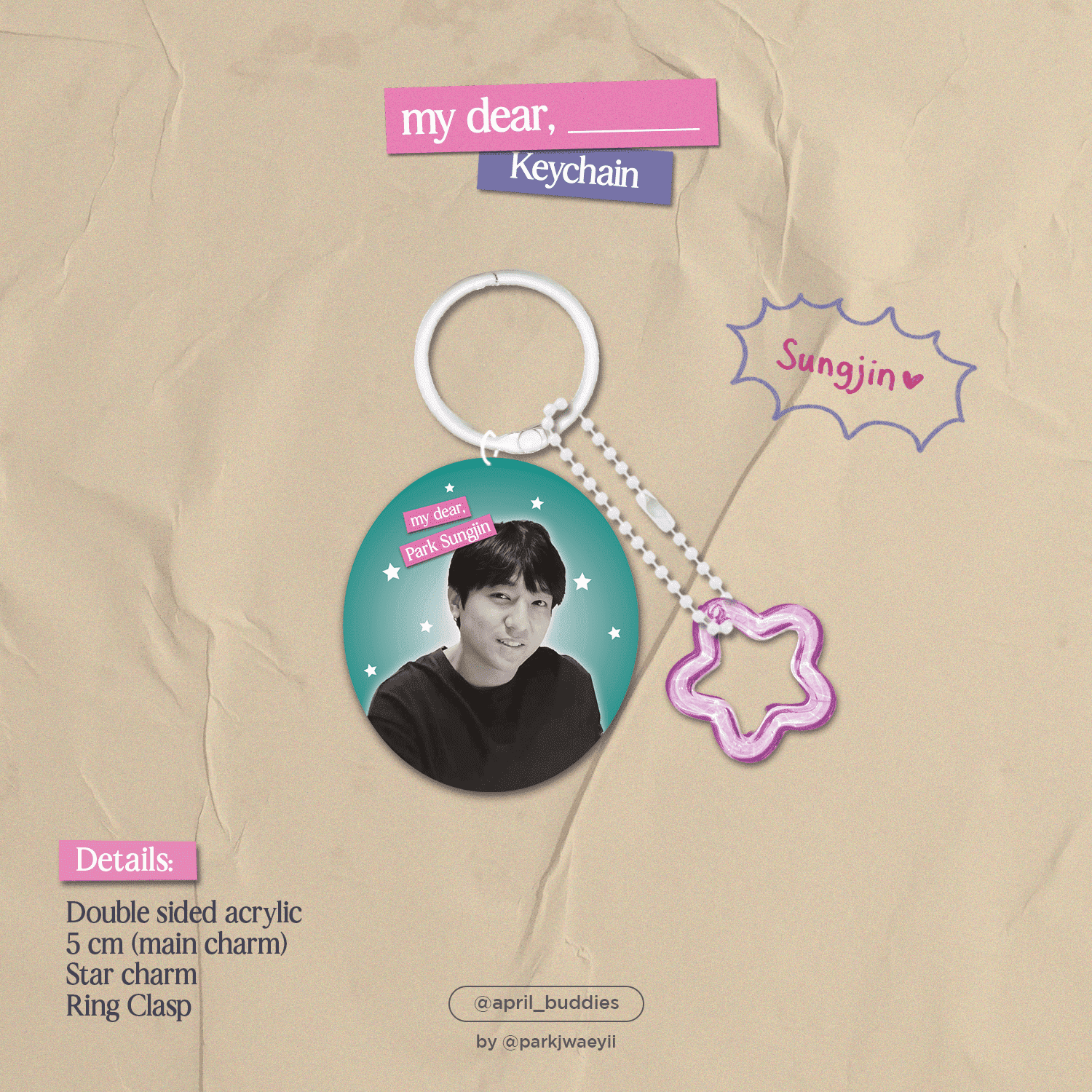 My dear, ____ Keychain