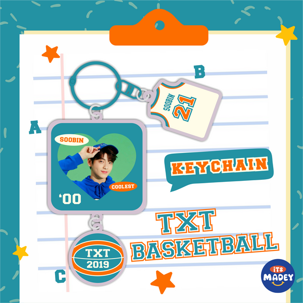 TXT BASKETBALL KEYCHAIN