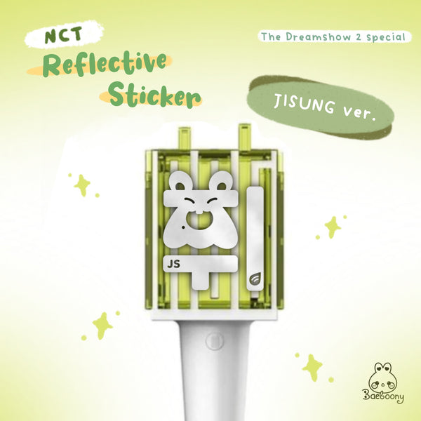 NCT DREAM Reflective Lightstick Sticker Deco by Baeboony