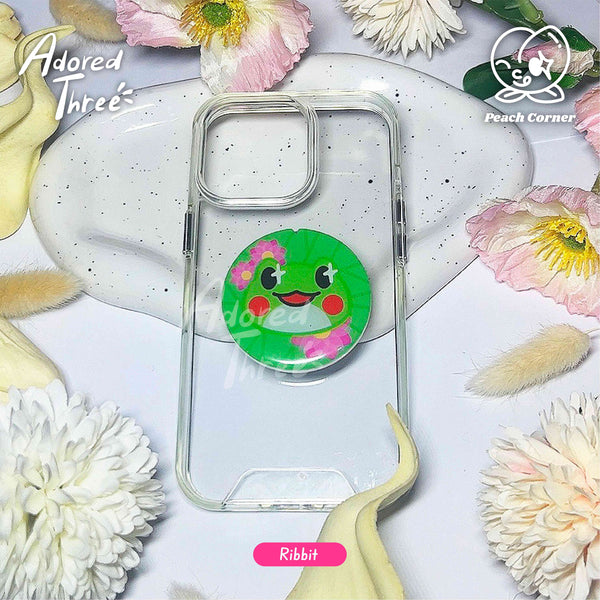 Cat Capybara Frog Toy Poodle Dog Duck Griptock Popsockets by Adored Three