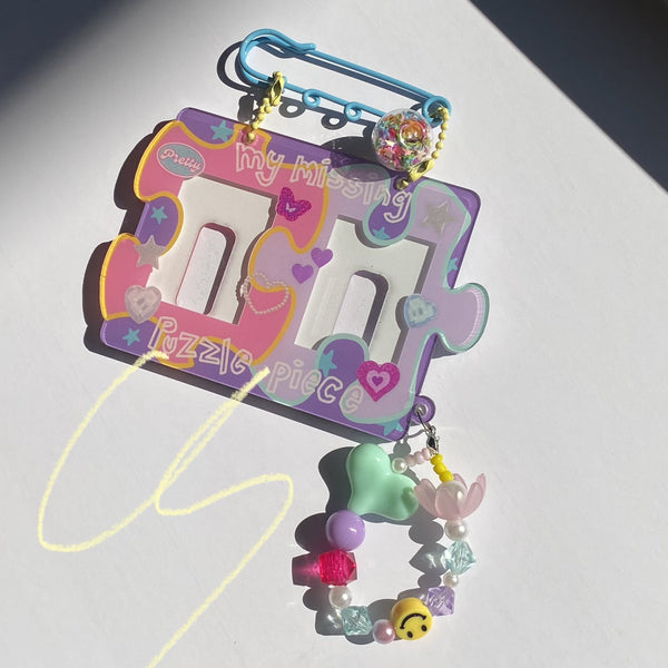 Double ID Photo Acrylic Holder
