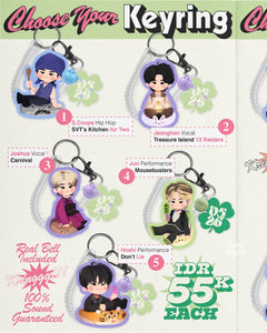 SEVENTEEN DUDUK! KEYRING