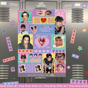 Lovey Dovey Sticker Set - Seventeen