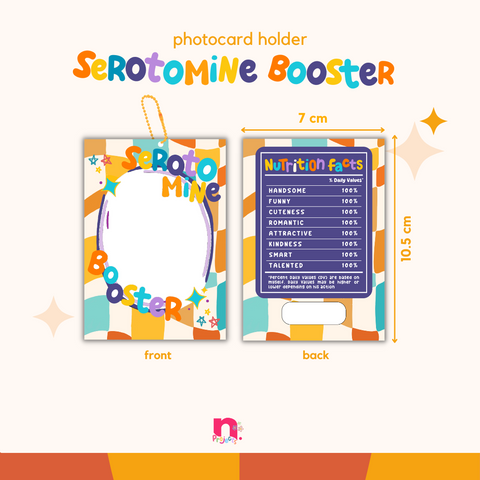 serotomine-booster acrylic photocard holder by nprojects
