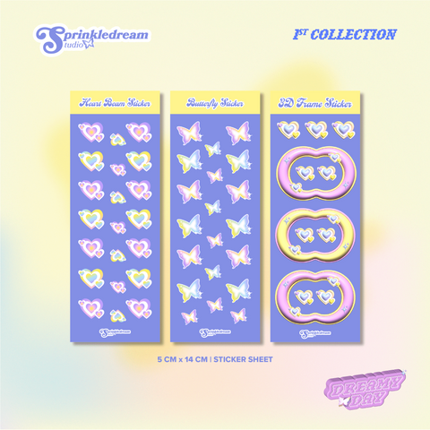 Sticker Sheet - Dreamy Day by Sprinkledream Studio