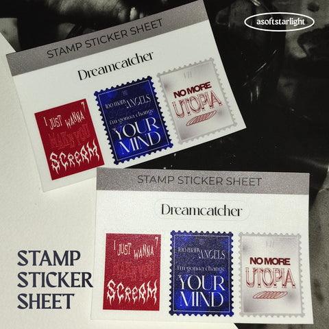 Dreamcatcher Dystopia Trilogy Stamp Sticker