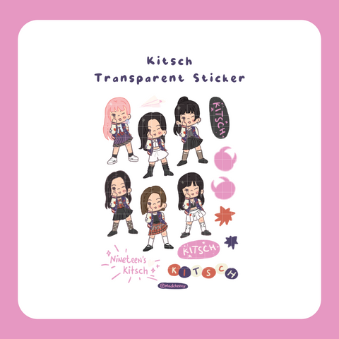 Kitsch Transparent Sticker