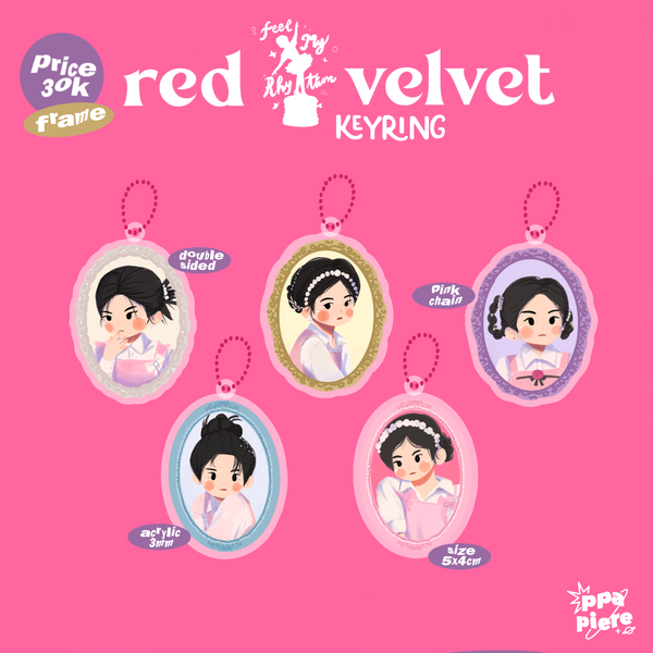 RED VELVET FEEL THE RHYTHM FRAME KEYRING