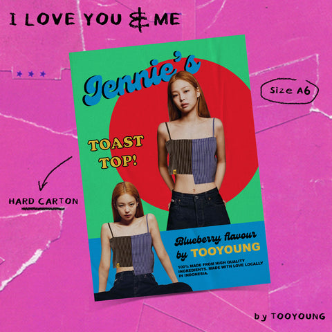 I LOVE YOU &amp; ME POST CARD
