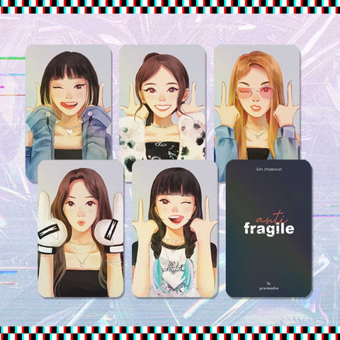 LE SSERAFIM ANTIFRAGILE HOLO PHOTOCARD